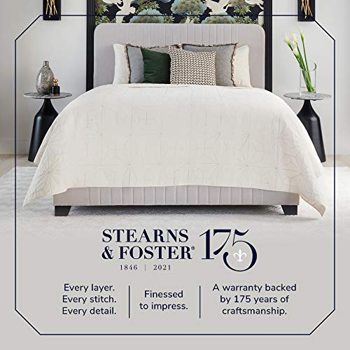 SEALY Stearns & Foster Estate 14.5" Rockwell Luxury Plush Tight Top Mattress, 5-Inch Foundation, California King, Hand Built in the USA